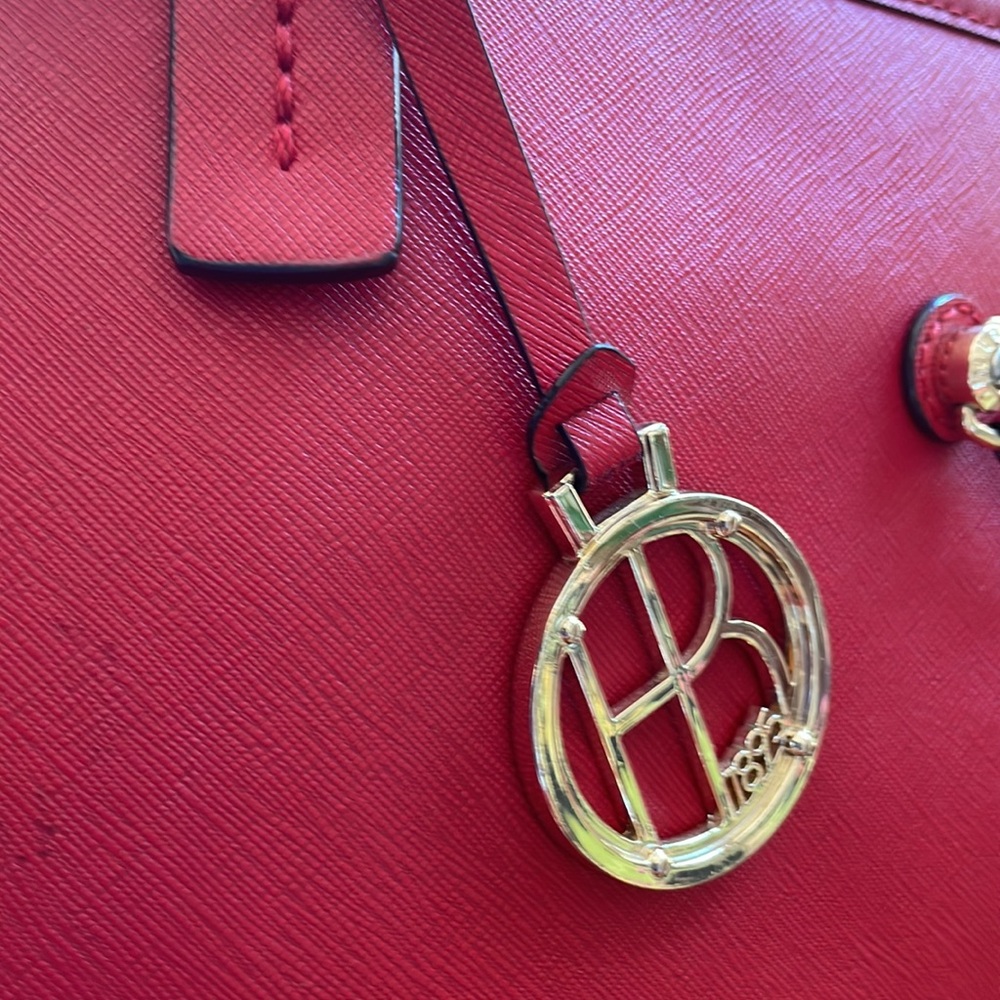 Large red Henri Bendel tote - Picture 5 of 9